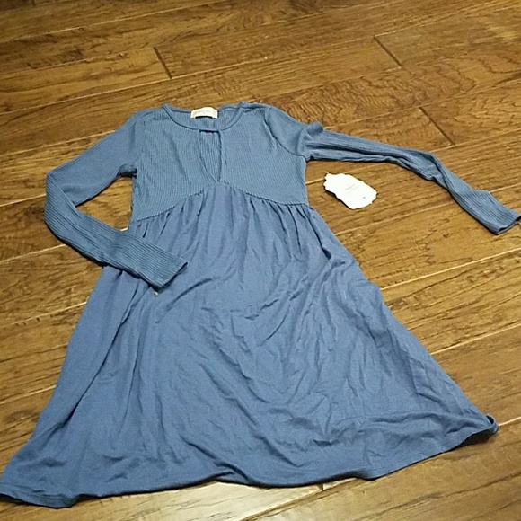 Altar'd State Dresses & Skirts - Altar'd State Long sleeve Cutout Dress Blue XS